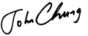 John Chung signature