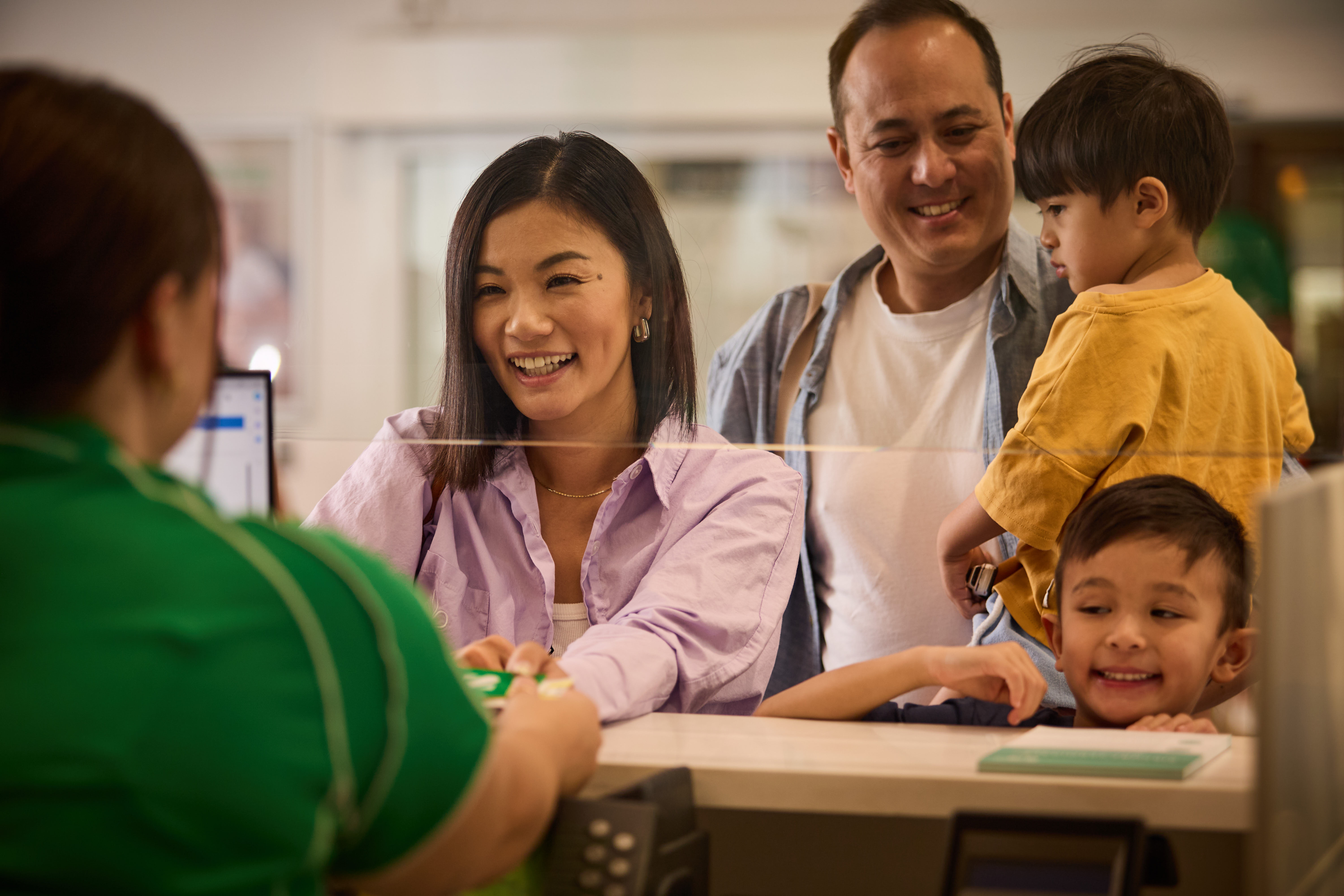 Customer talking to Transperth Customer Service